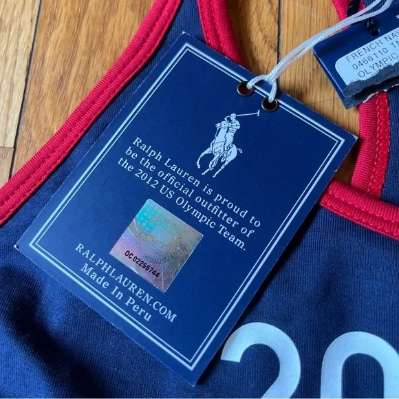 Ralph Lauren United States Olympic Team Official Olympics 2012 Tank NWT W - Picture 7 of 8